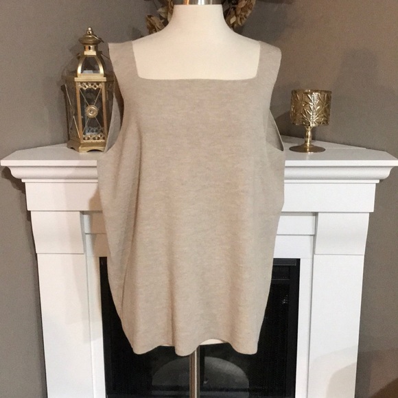Eileen Fisher Tops - Eileen Fisher Square Neck Washable Wool Tank